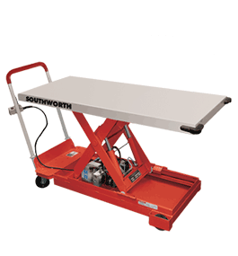 Portable hydraulic lift table